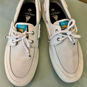 Sperry Men's White Boat Shoes
